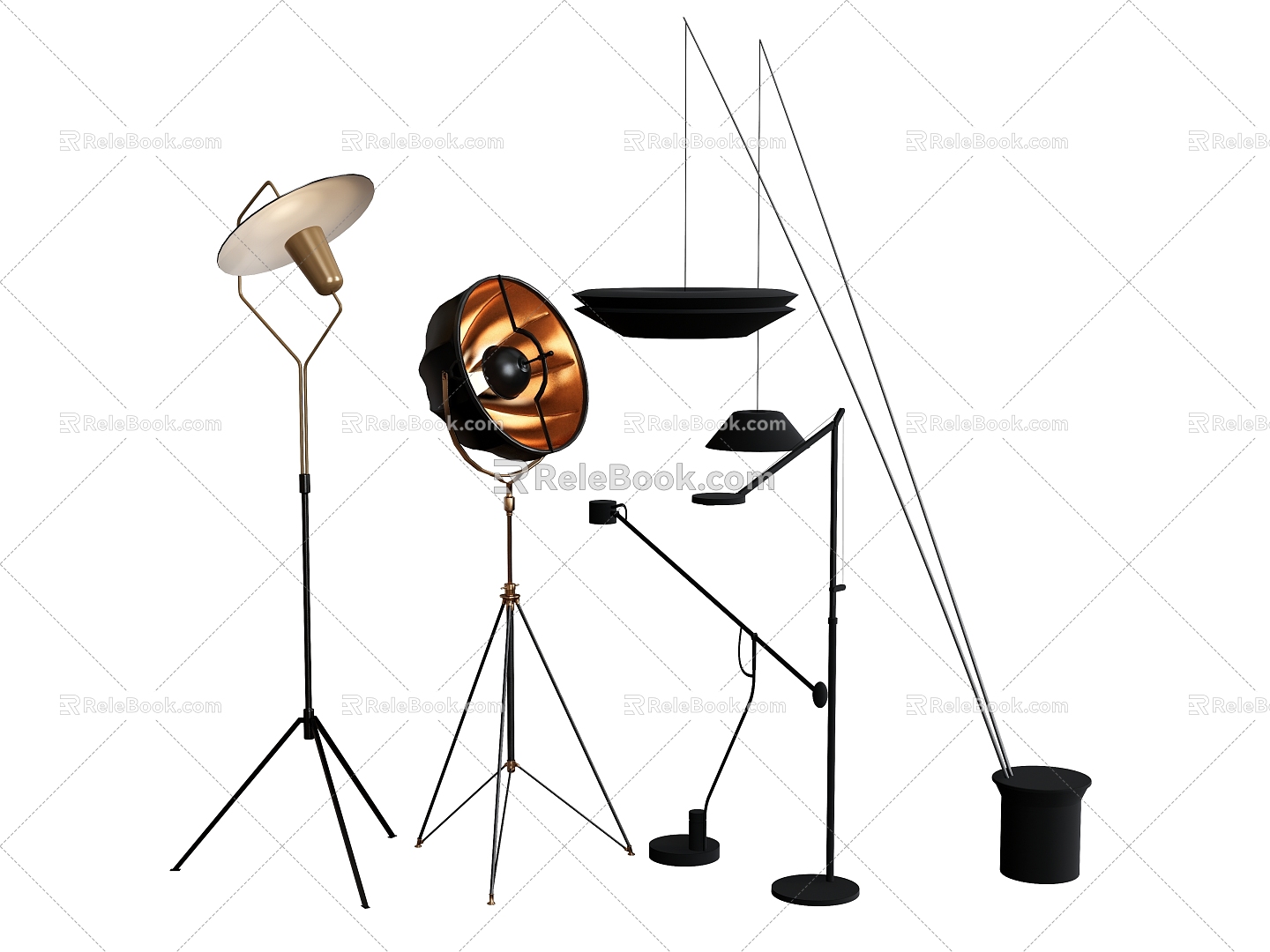 Floor lamp Reading lamp Decorative lamp model