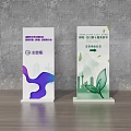 Commercial Display Equipment Double Standing Signs With Company Info And Event Name For Venue Direction