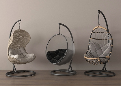 Modern Hanging Chair Modern Swing Chair Hanging Chair Rattan Hanging Chair 3d model