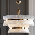 Light Luxury Crystal Chandelier 3d model