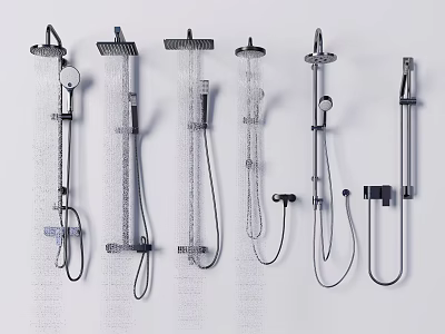 Modern Shower 3d model