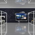 Science and Technology Exhibition Hall Mechanical Equipment Engine Robot 3d model