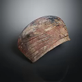 Handcrafted Traditional Ceramic Ware With Striped Texture And Rustic Red Brown Hue