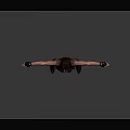 3D Female Game Movie Character with Brown Hair Vest Pants Boots and Utility Belt