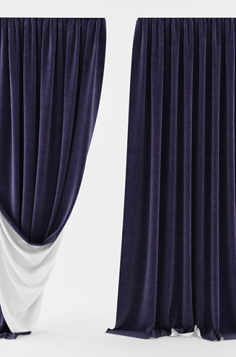 Curtains 3d model