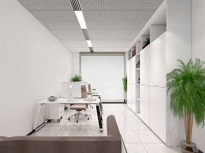 Modern Office Manager's Office 3d model