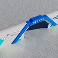 China Telecom COLINS 2023 Exhibition Entrance With Blue White Structure And Learning Theme