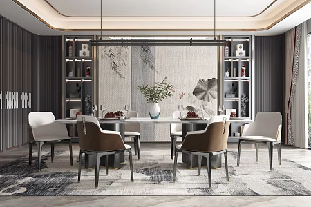 New Chinese Restaurant 3d model
