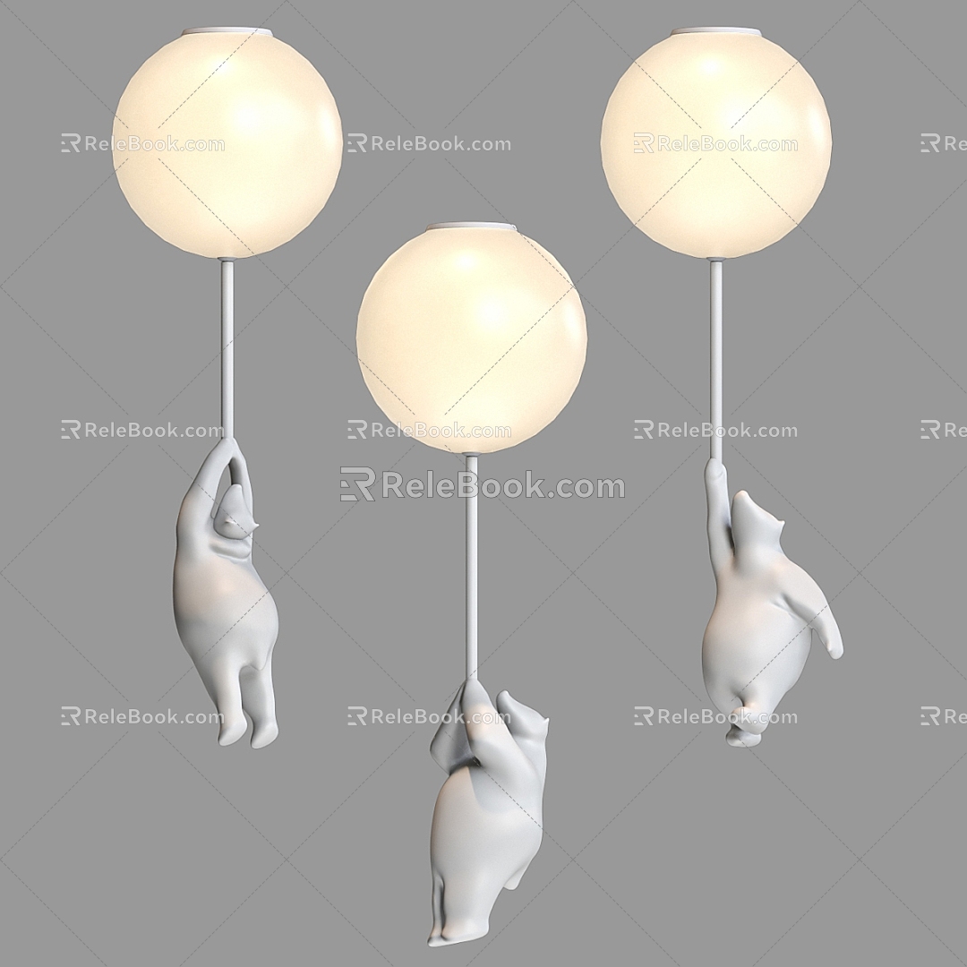 Modern Minimalist Chandelier Chandelier Simple Chandelier Children's Room Chandelier 3d model