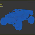 Rugged Rocky Terrain Suitable For Off Road Trucks With Large Tires