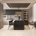 Modern Duplex Living Room Interior Design With High Ceiling Large Painting Sofa And Floor Windows