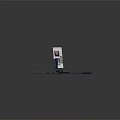 Modern Open Laptop Displaying Images And Closed Laptop With Brand Logo