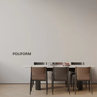 Modern table combination 3d model