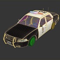 Police Car Police Car Police Car Police Car 3d model