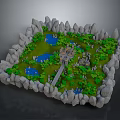 Game Environment Game Scene Fairy Tale Scene Fairy Tale Magic Scene Magic Item Fantasy Scene 3d model