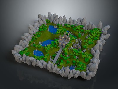 Game Environment Game Scene Fairy Tale Scene Fairy Tale Magic Scene Magic Item Fantasy Scene 3d model