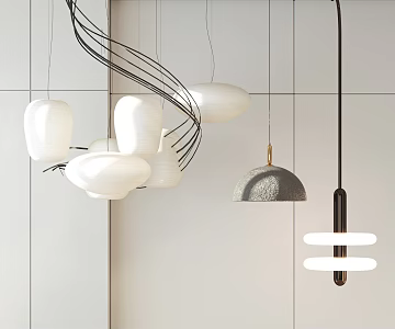 Chandelier Decorative lamp Fixtures 3d model