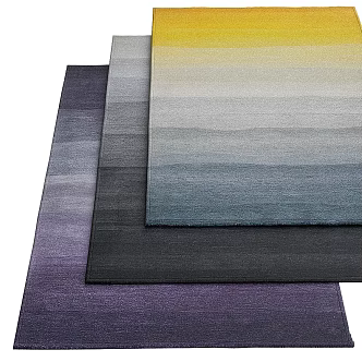 modern square carpet 3d model