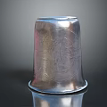 Shiny Silver Engraved Thimble Vintage Home Sewing Accessory With Classic Design