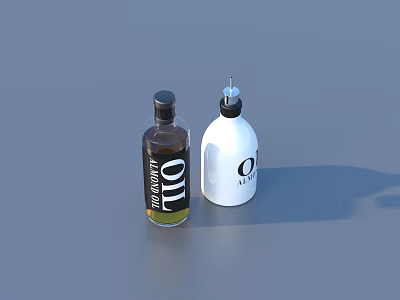 Seasoning food kitchen small pieces 3d model