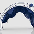 modern arch head 3d model