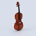 Classical Wooden Violin With Handcrafted Body And Fine String Instrument Details
