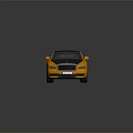Rolls Royce Luxury Sedan Yellow And Black Shiny Exterior With Black Roof And Alloy Wheels