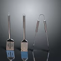 Stainless Steel Kitchen Tongs and Spatulas Modern Household Cooking Utensils