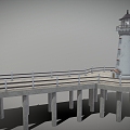 Lighthouse Watchtower Guard Tower Tower Tower Sentinel Tower 3d model