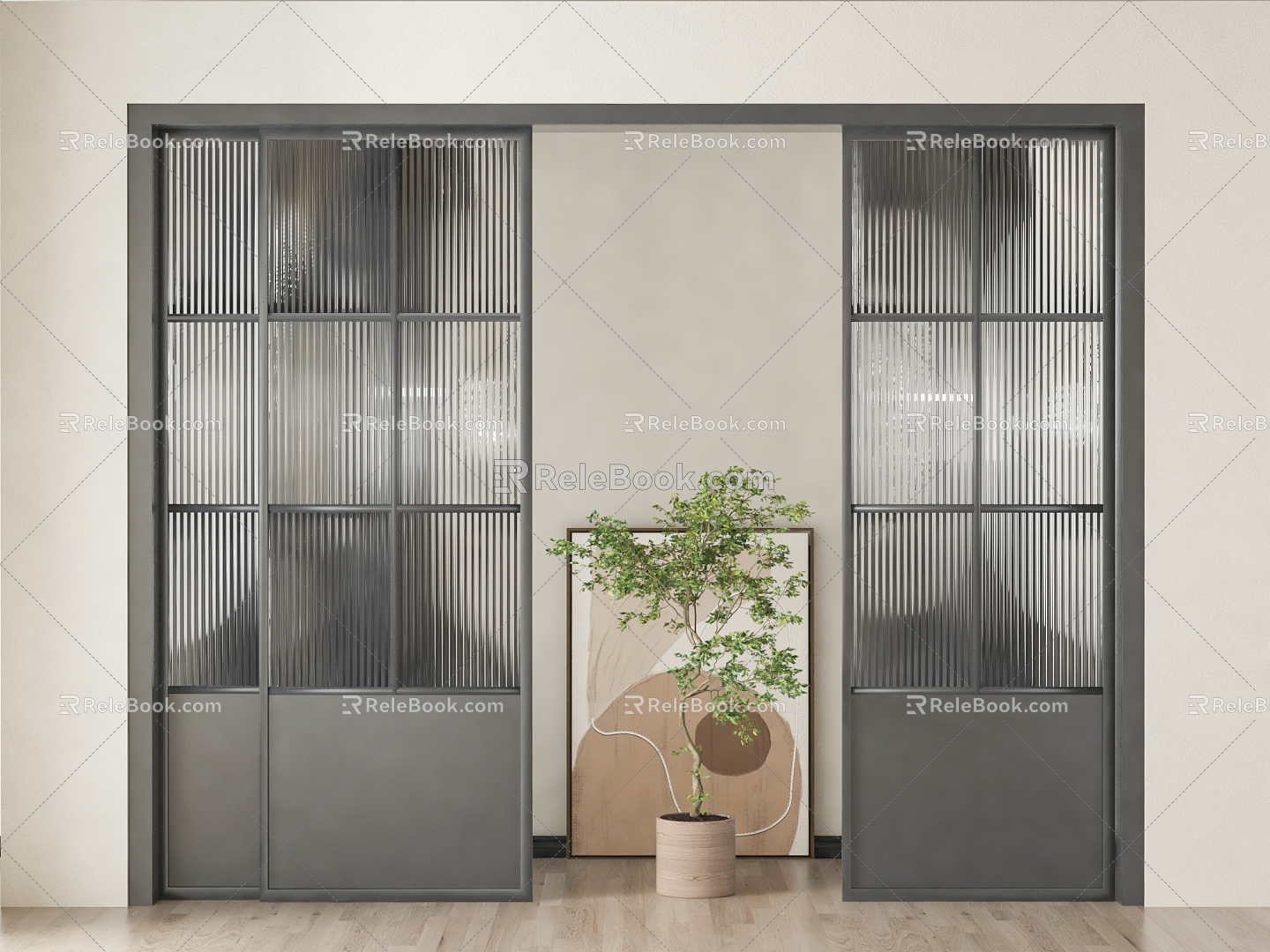 sliding door 3d model