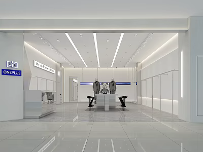 Modern Clothing Store 3d model