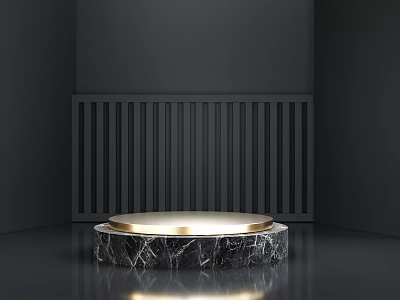 Booth e-commerce product scene 3d model