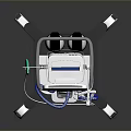 Advanced Mobile Medical Equipment With Digital Display Control Panel Tubing And Wheels