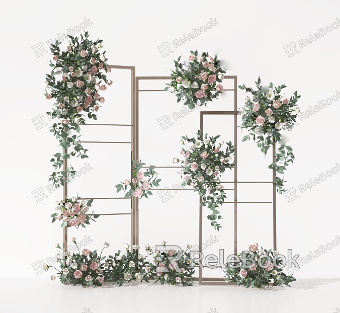 Modern Flower Art Flower Art Rack Wedding Flower Art Flower Art Beauty Flower Art Device Flower Art Decoration model