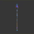 Scepter Ancient Scepter Cane Ancient Scepter Magic Scepter Metal Scepter Classical Scepter Magic Scepter 3d model