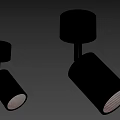 Modern Downlight Spotlight with 56mm Diameter 90mm Height and 180mm Total Length Metal Design