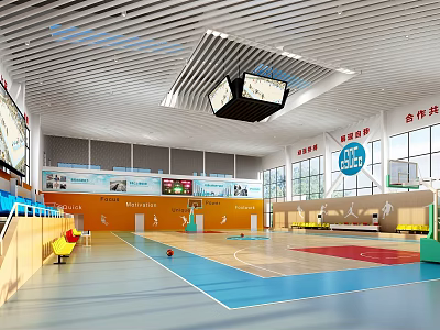 Basketball Gymnasium Indoor Basketball Gymnasium Indoor Basketball Gymnasium Indoor Staff Activity Center Sports Center 3d model