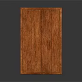 Simple Solid Brown Wooden Table Design With Rectangular Top And Four Legs