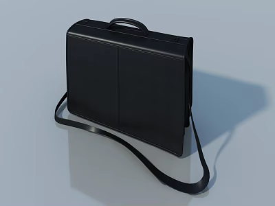 Black Flush Door Design With Smooth Surface And Handle For Home Decoration 3d model