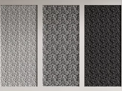 Stone and Wood Texture Samples in Three Different Patterns and Natural Tones 3d model