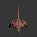 Humanoid Monster Creature With Rough Skin Sharp Claws And Aggressive Stance