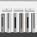 Vertical Cylindrical Air Conditioner Wall-mounted Air Conditioner Intelligent Air Conditioner 3d model