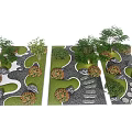 Creative Small Garden Landscapes with Curved Stone Paths Lush Lawns and Flower Beds