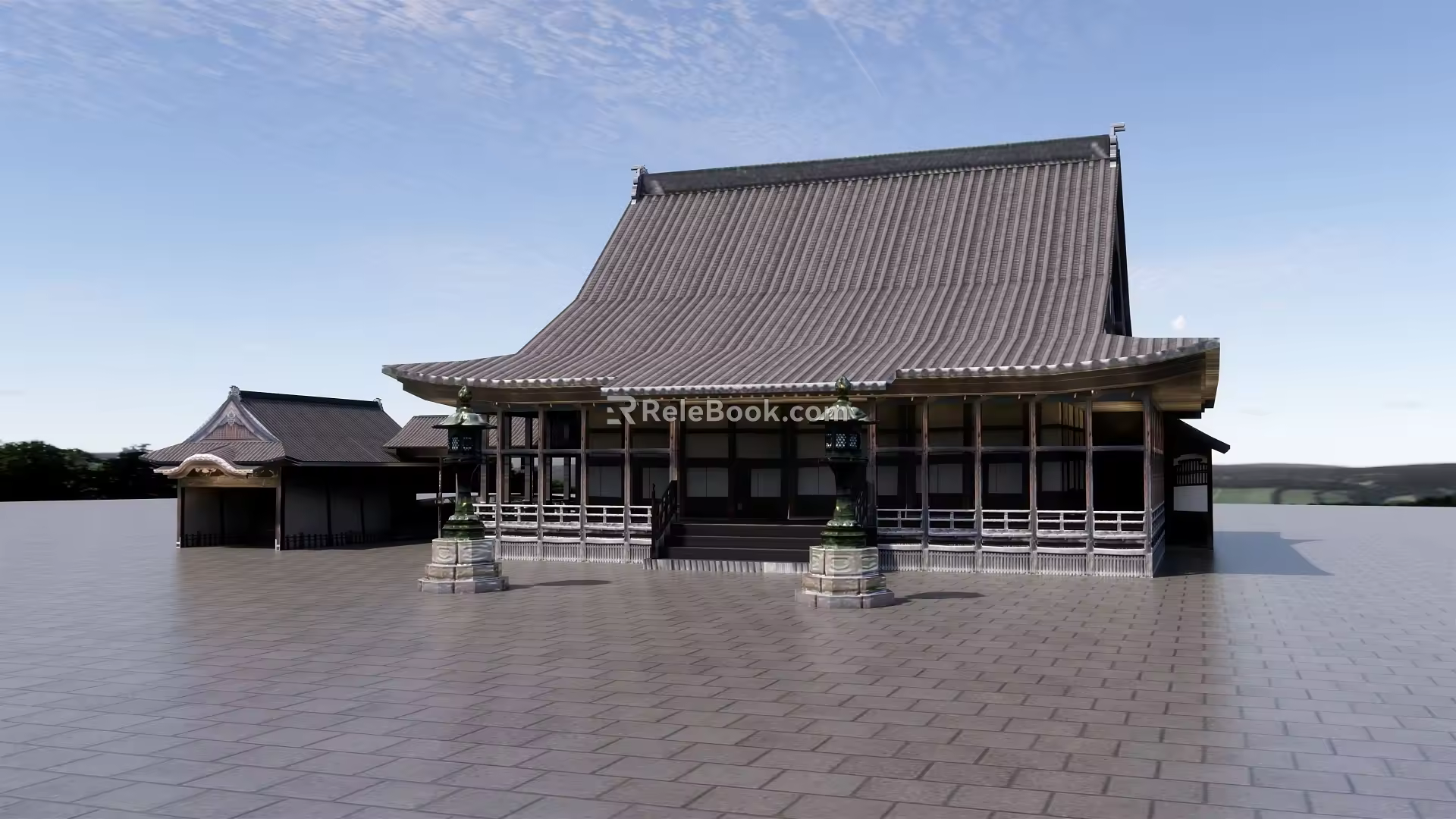 Chinese ancient building 3d model