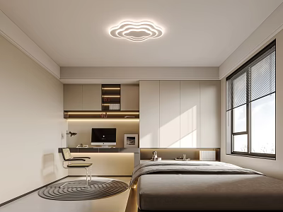 Tatami Bedroom 3d model