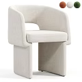 Stylish Brown Velvet Accent Chair With Modern Minimalist Design Square Legs And Comfortable Armrests