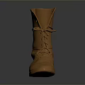 Classic Brown Leather Boots With Lace Up Design For Daily Use