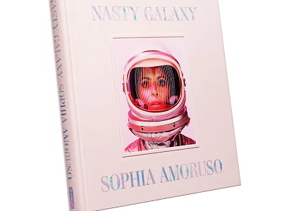 Nasty Galaxy Book Cover Featuring Astronaut Helmet by Sophia Amoruso 3d model