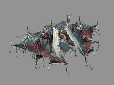 Modern Tent Tribal Tent model