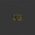 Camouflage Storage Box With Green And Brown Camo Pattern Design